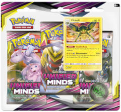 Pokemon Sun & Moon SM11 Unified Minds 3-Booster Blister Pack: Vikavolt Promo